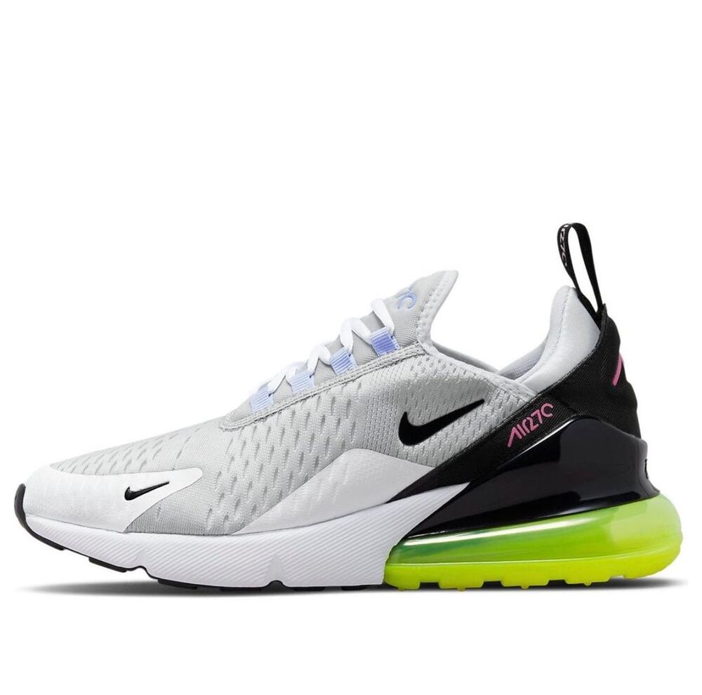 Nike Air Max 270 Women’s Size 8 Pure Platinum Volt White Black FJ0734-043